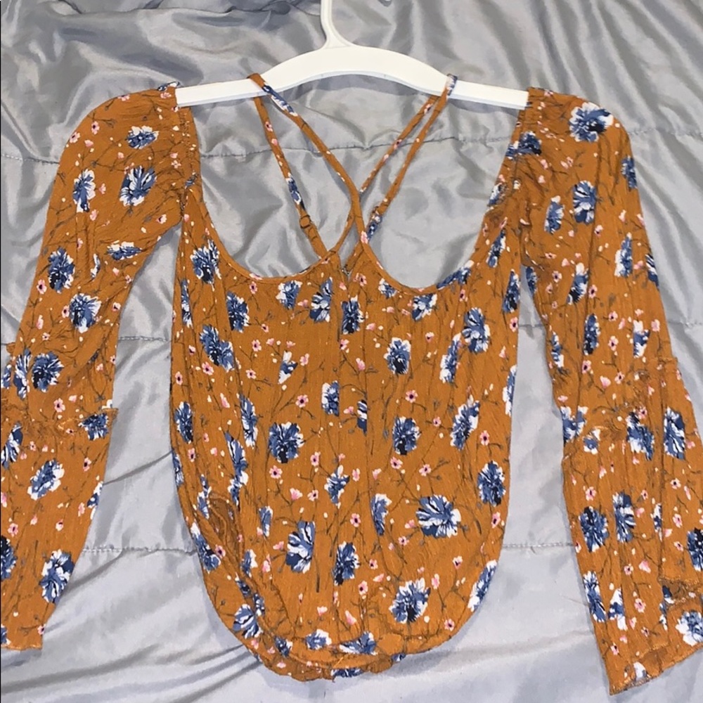 Off the shoulder crop top